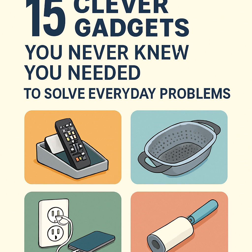 15 Clever Gadgets You Never Knew You Needed to Solve Everyday Problems
