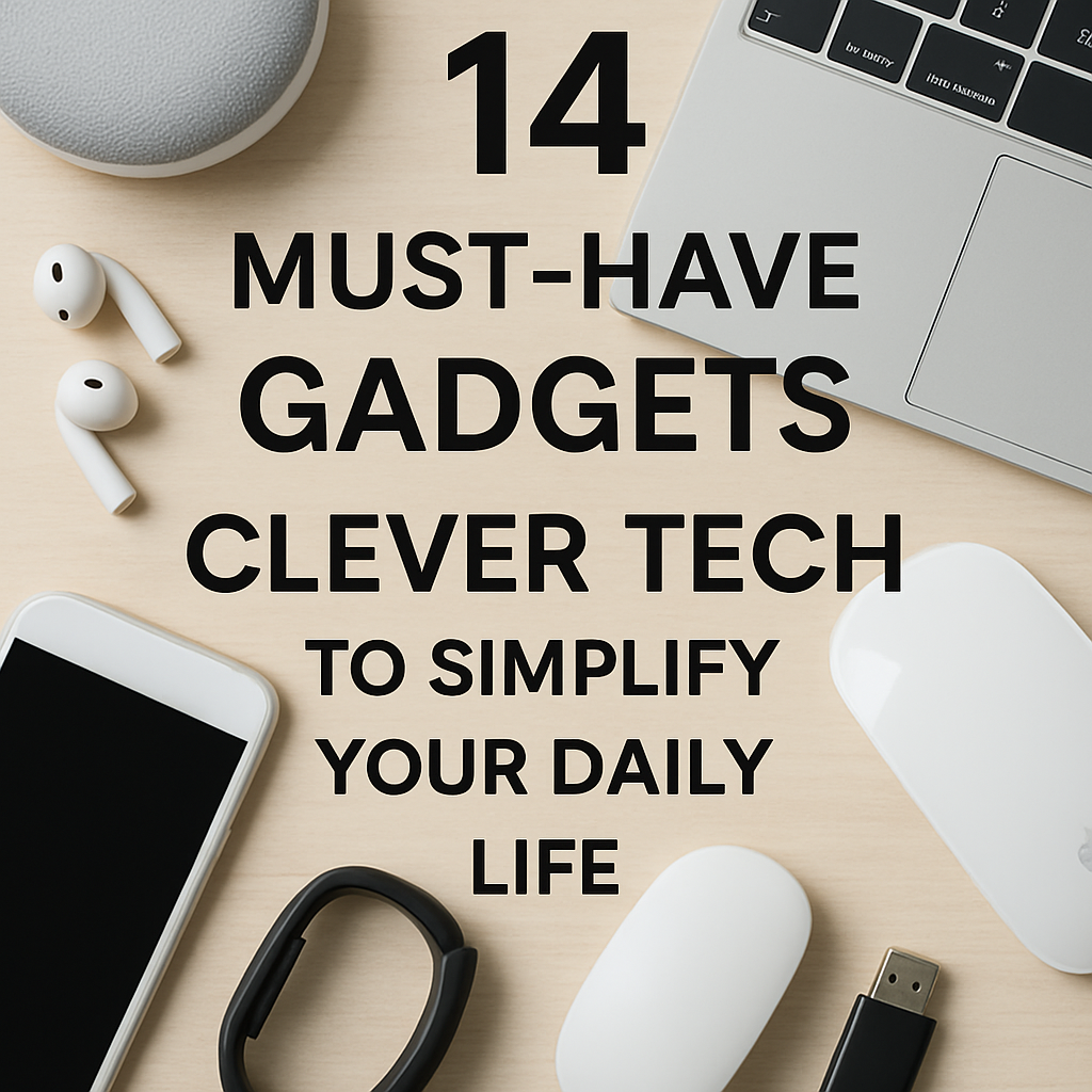 14 Must-Have Gadgets: Clever Tech to Simplify Your Daily Life