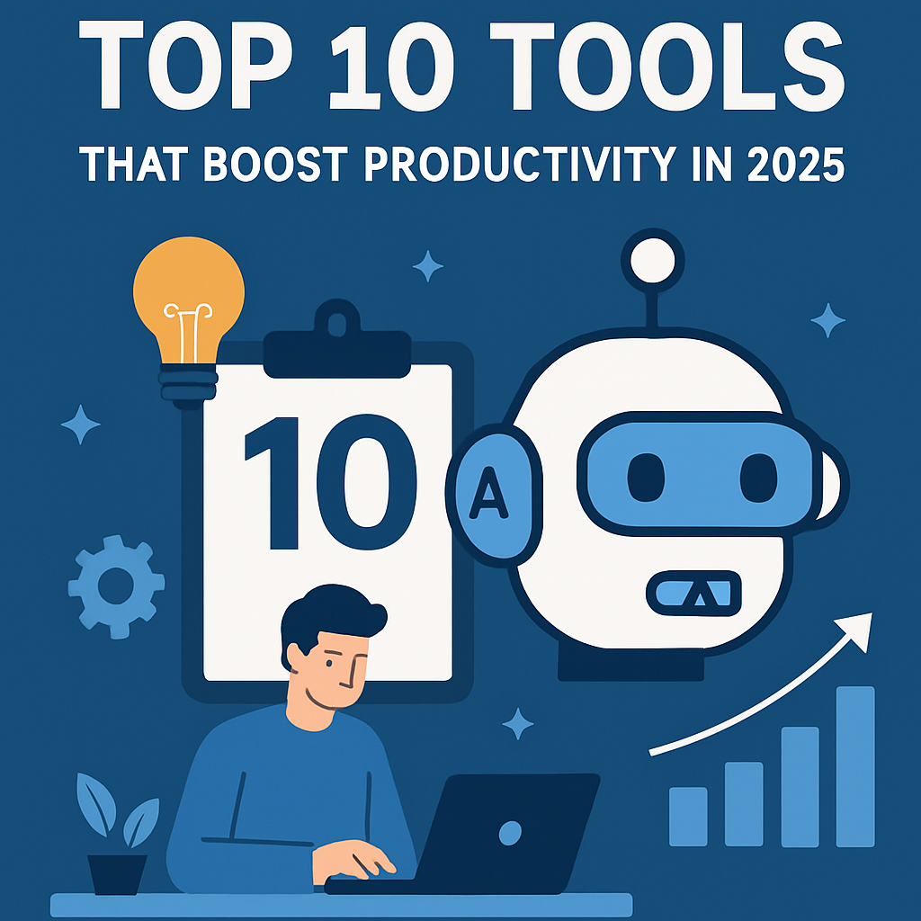 Top 10 AI Tools That Boost Productivity in 2025