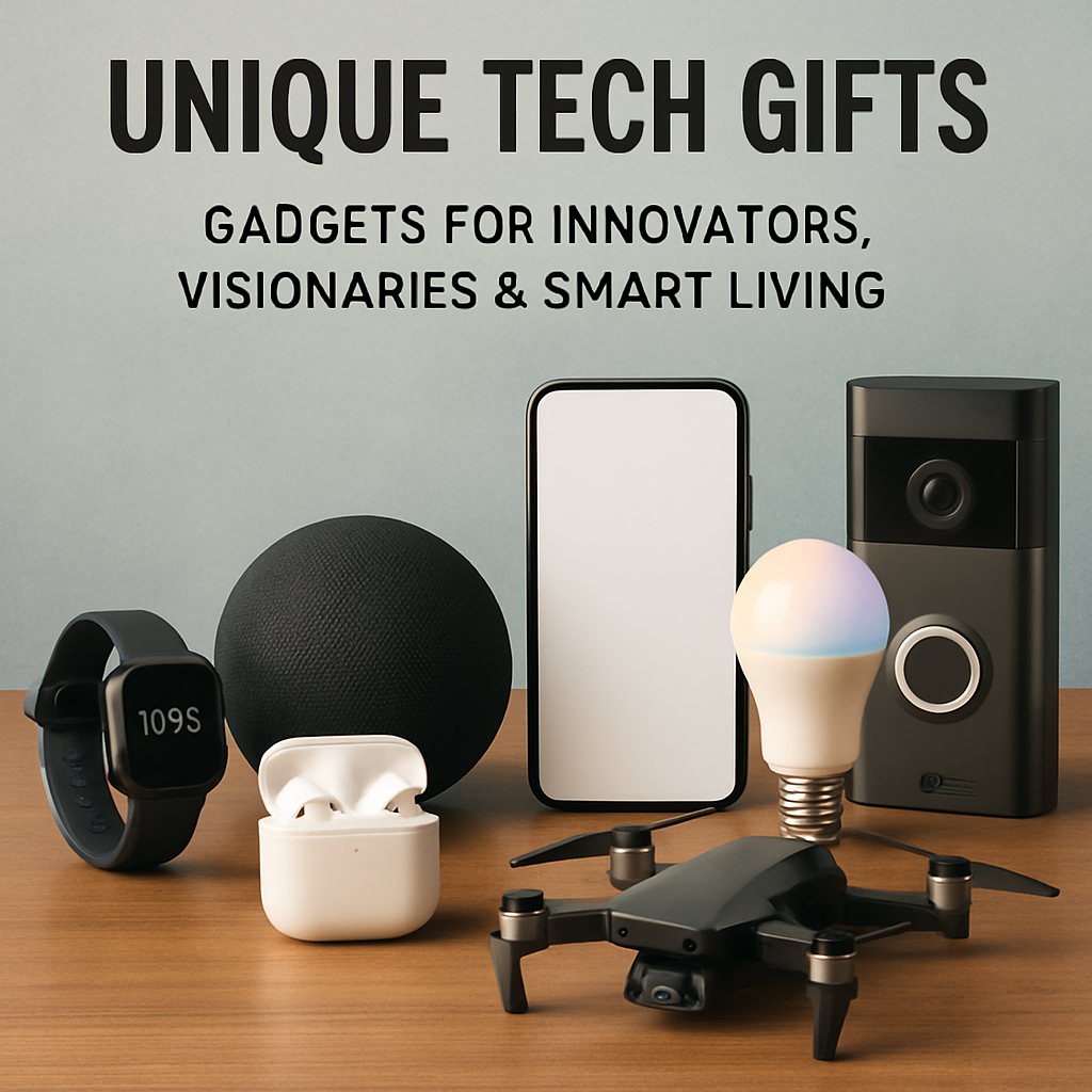 Unique Tech Gifts: Gadgets for Innovators, Visionaries & Smart Living