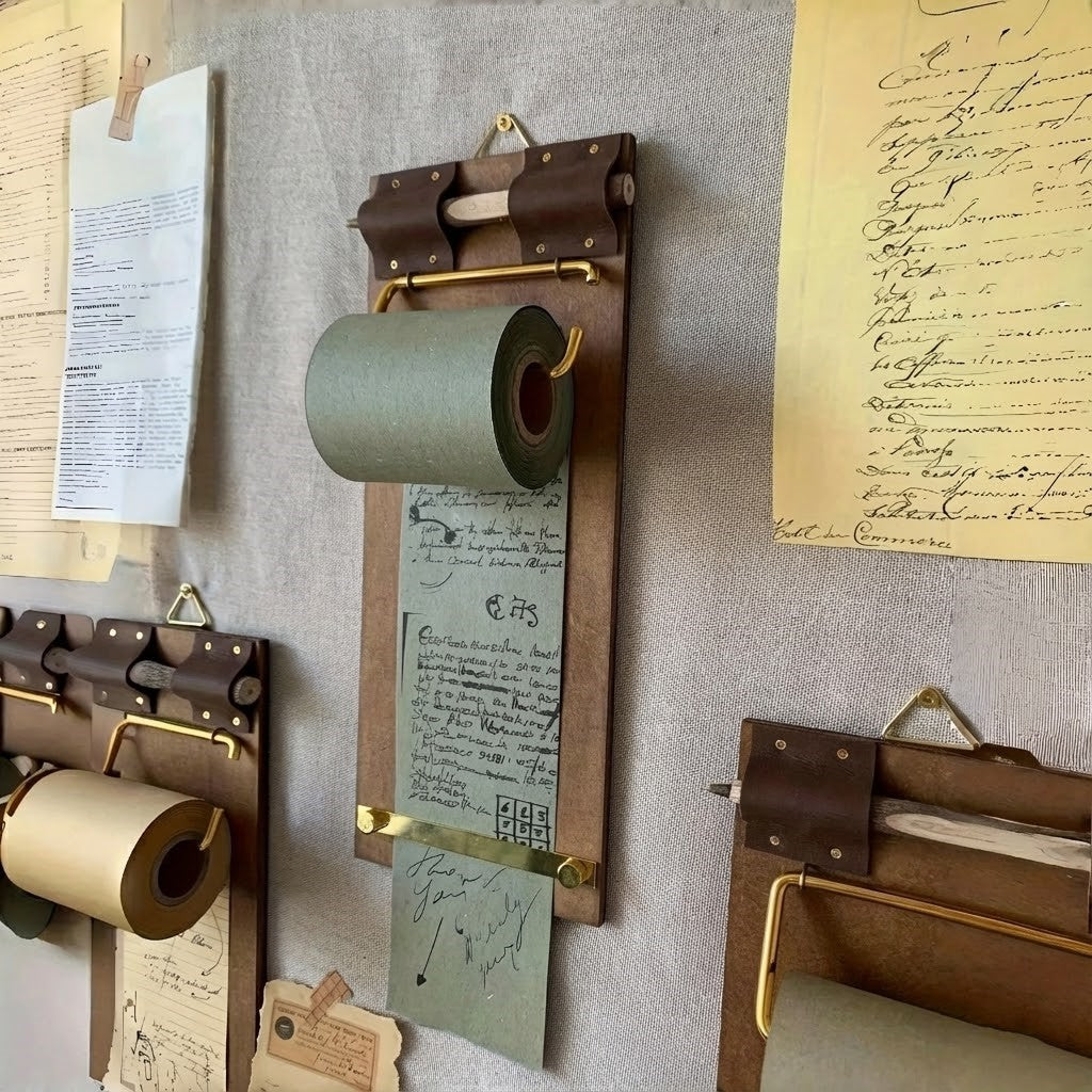 Roll-Note Wooden Clipboard: The Perfect Unique Gift for Creatives & Organizers