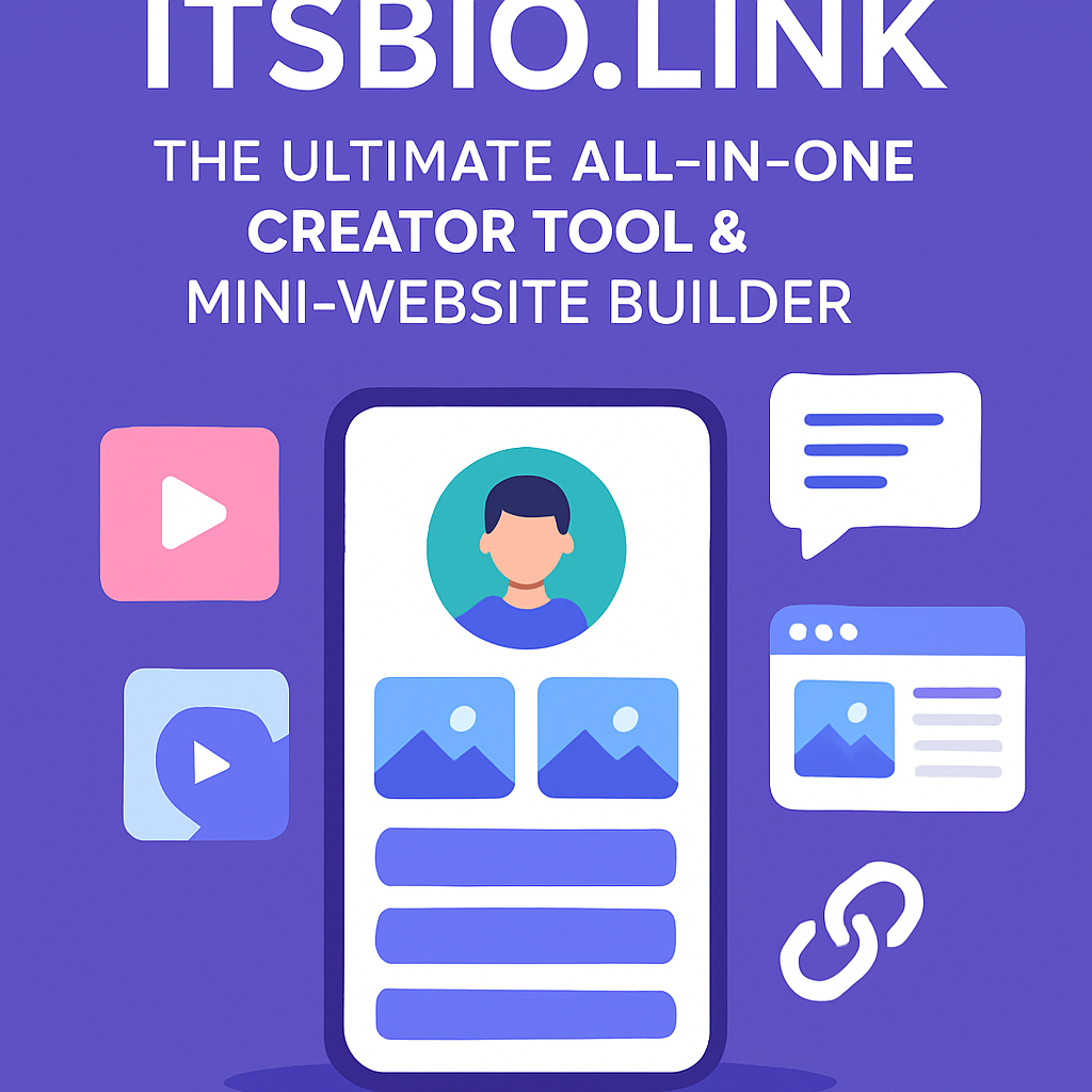 itsbio.link: The Ultimate All-in-One Creator Tool & Mini-Website Builder