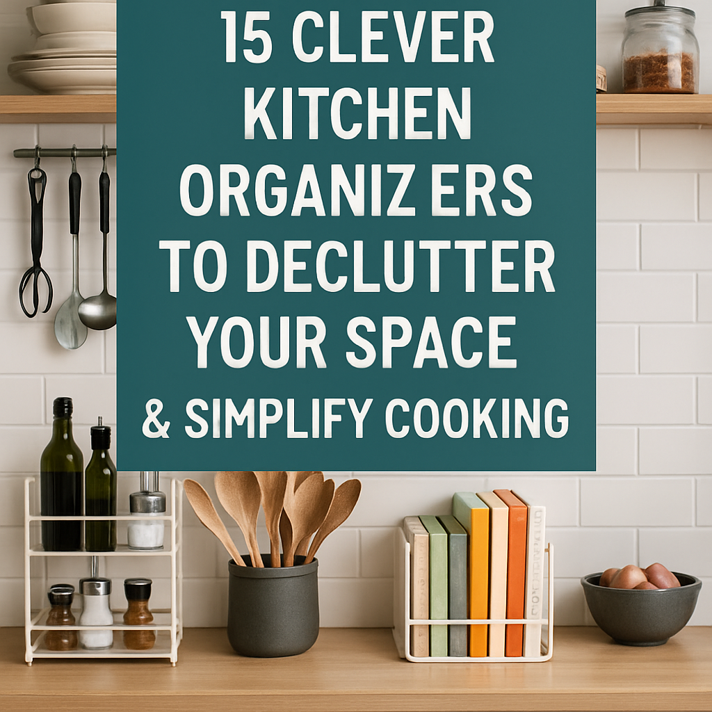 15 Clever Kitchen Organizers to Declutter Your Space & Simplify Cooking