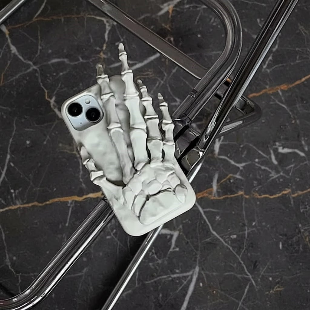 Skeleton Grip Gothic iPhone Case: Unique Gift, Bold Style & Smart Protection