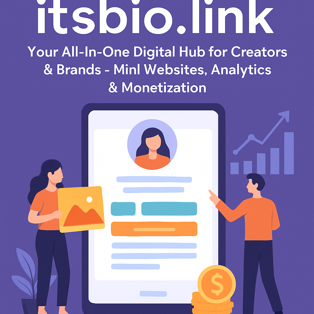 itsbio.link: Your All-in-One Digital Hub for Creators & Brands – Mini Websites, Analytics & Monetization