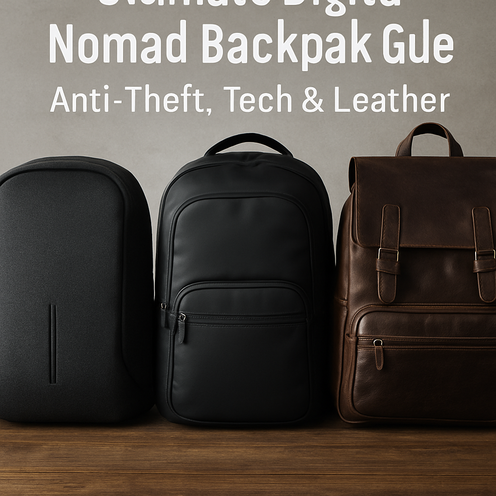 Ultimate Digital Nomad Backpack Guide: Anti-Theft, Tech & Leather