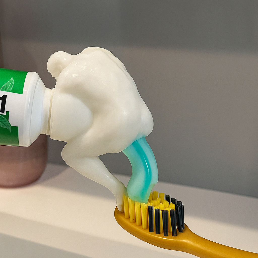 Hilarious 3D Printed Toothpaste Cap: The Quirky Gift That Makes Brushing Fun