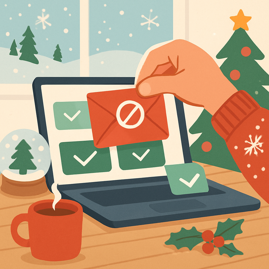 Holiday Inbox Peace: Auto-Block Sales Spam & Enjoy a Clutter-Free Season