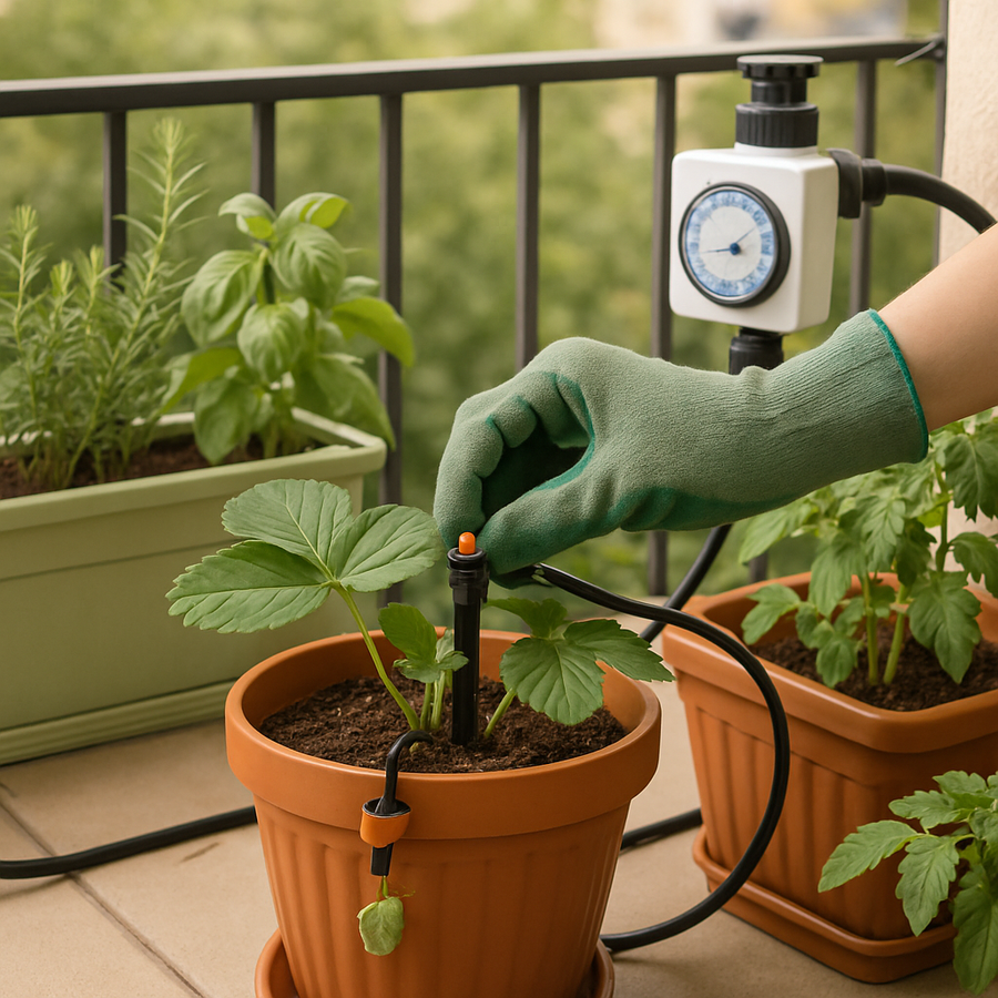 Effortless Balcony Gardening: Your Guide to Automatic Drip Irrigation