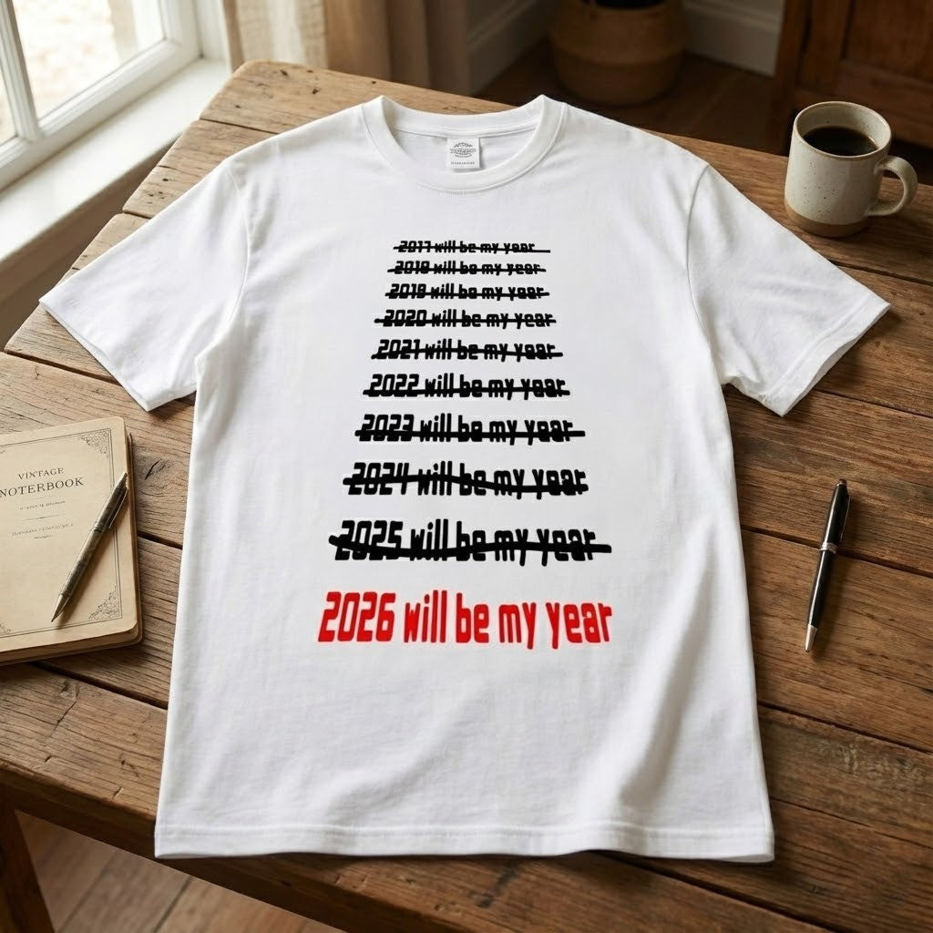 The 2026 Will Be My Year T-Shirt: The Perfect Funny Gift for Eternal Optimists