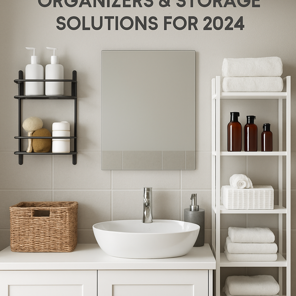 Top Bathroom Organizers & Storage Solutions for 2024
