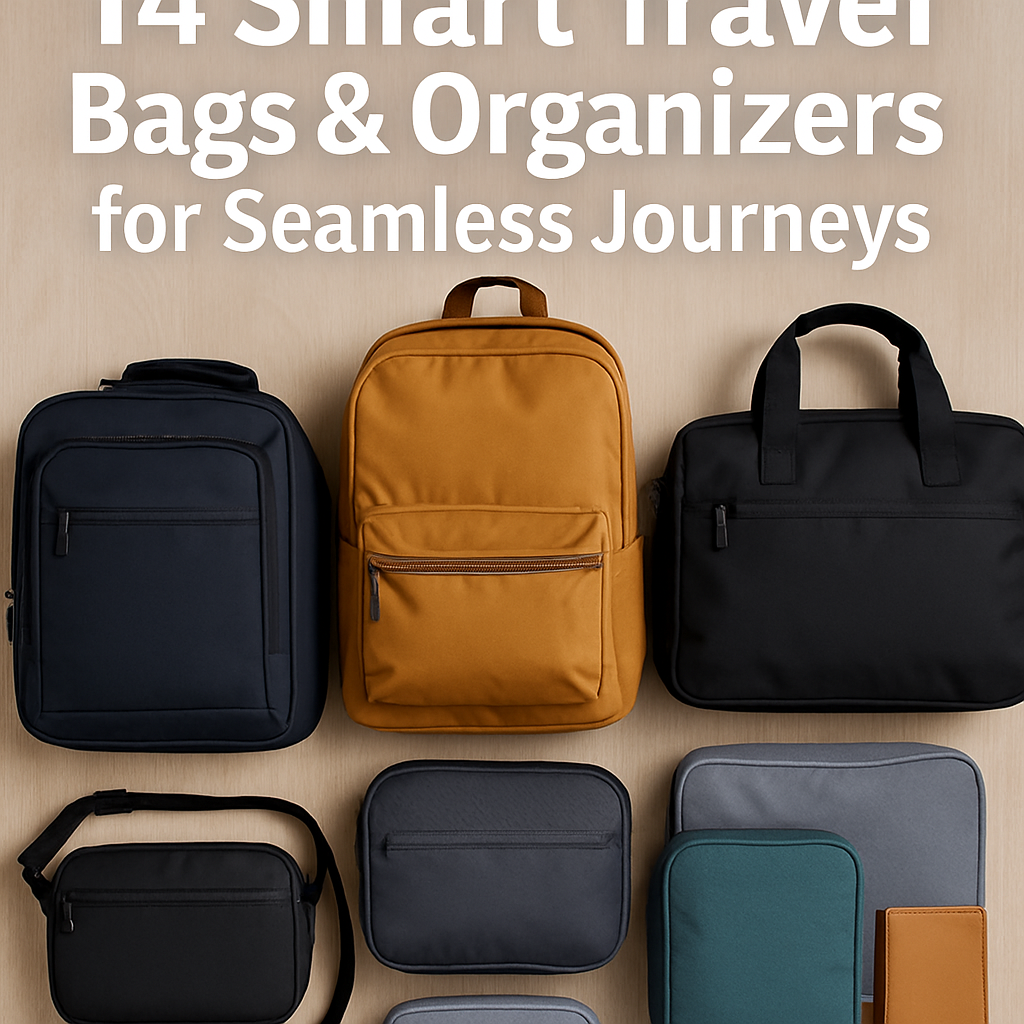 14 Smart Travel Bags & Organizers for Seamless Journeys