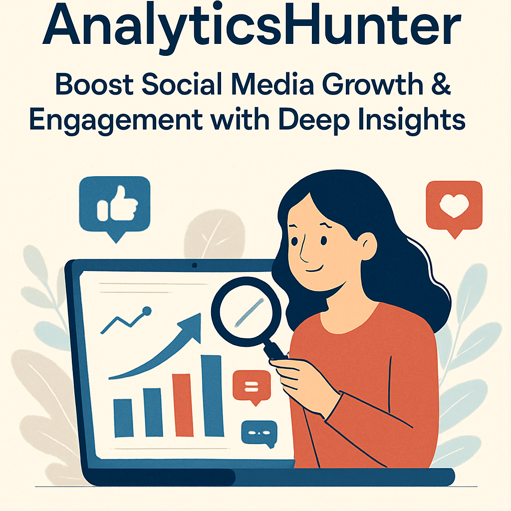 AnalyticsHunter: Boost Social Media Growth & Engagement with Deep Insights