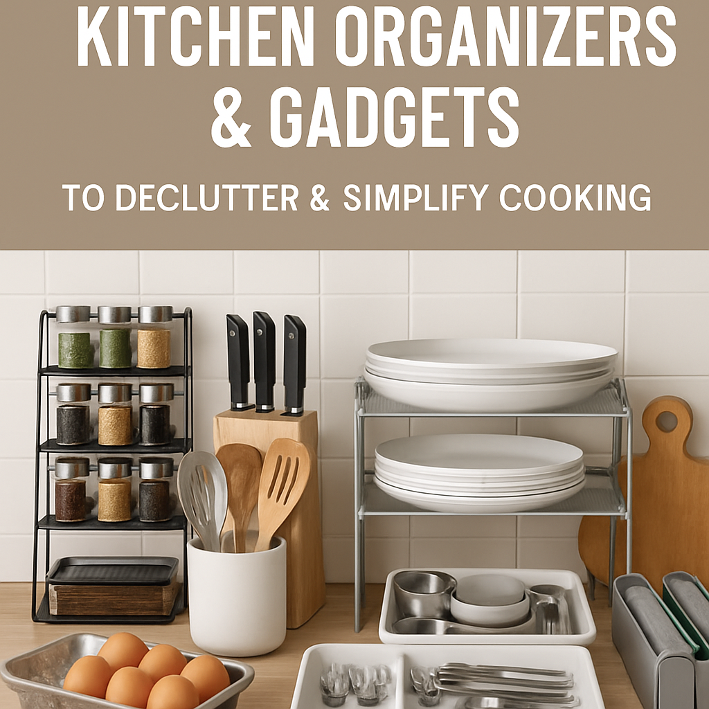 15 Must-Have Kitchen Organizers & Gadgets to Declutter & Simplify Cooking