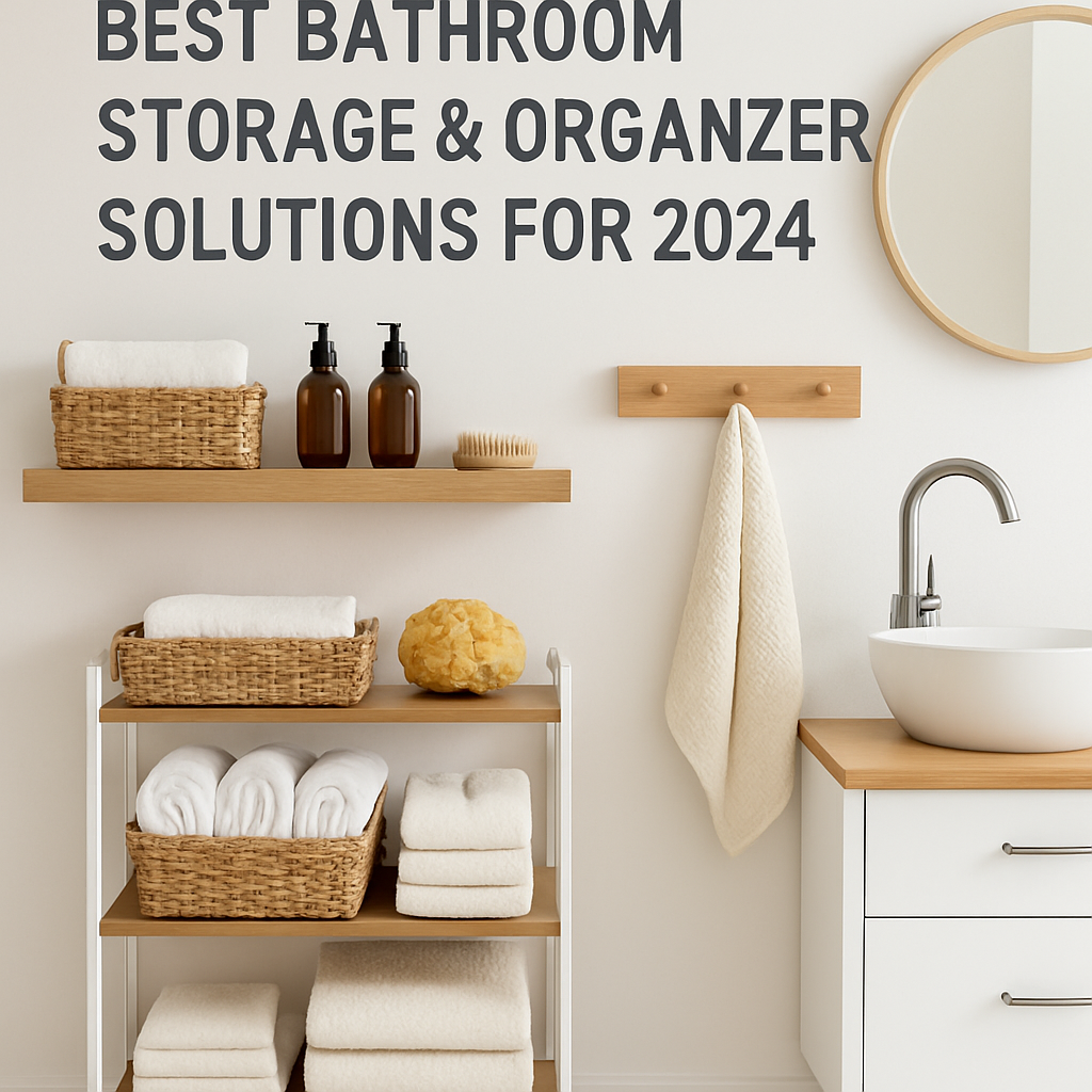 Declutter Your Home: Best Bathroom Storage & Organizer Solutions for 2024