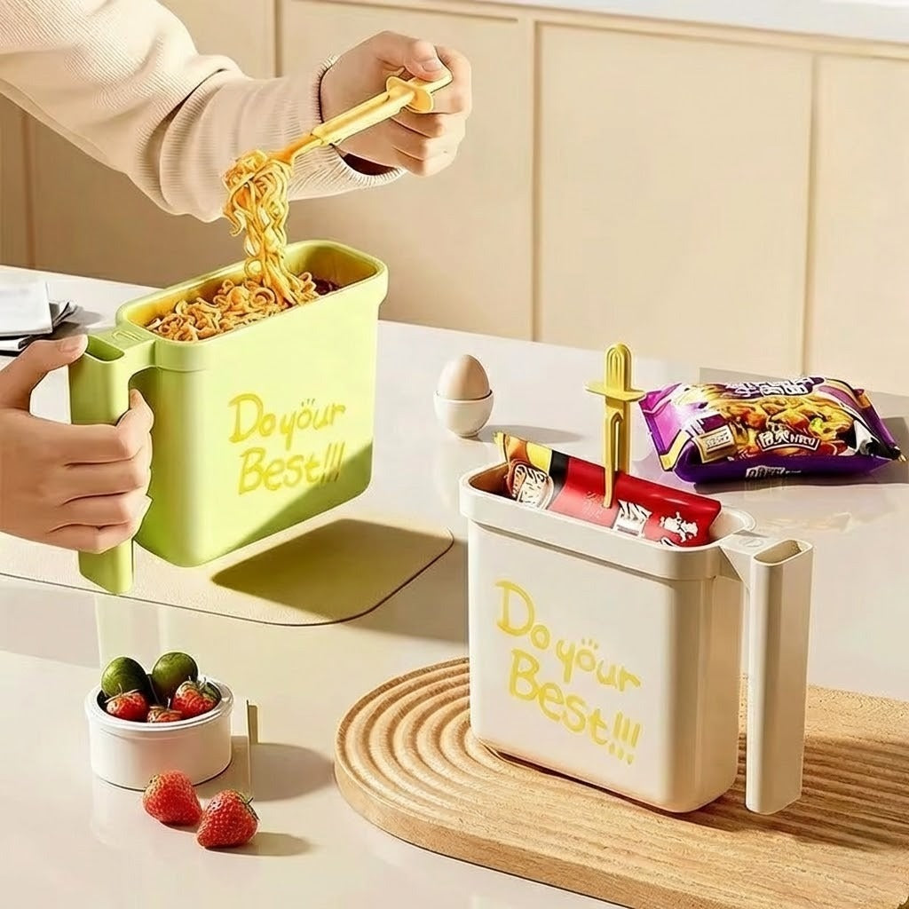 Instant Noodle Ready Bowl: The Ultimate No-Mess Gadget & Perfect Gift
