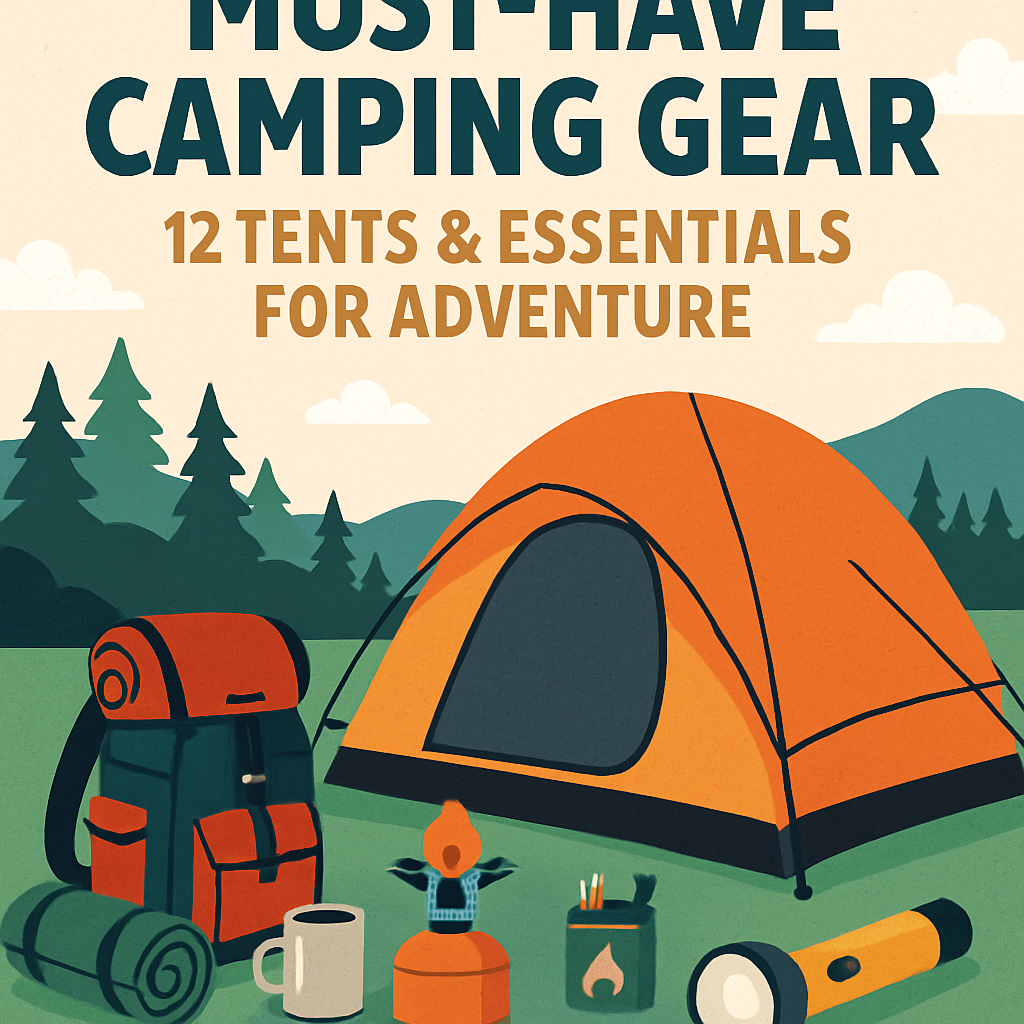 Durable Outdoor Camping Tents for Family & Solo Adventures