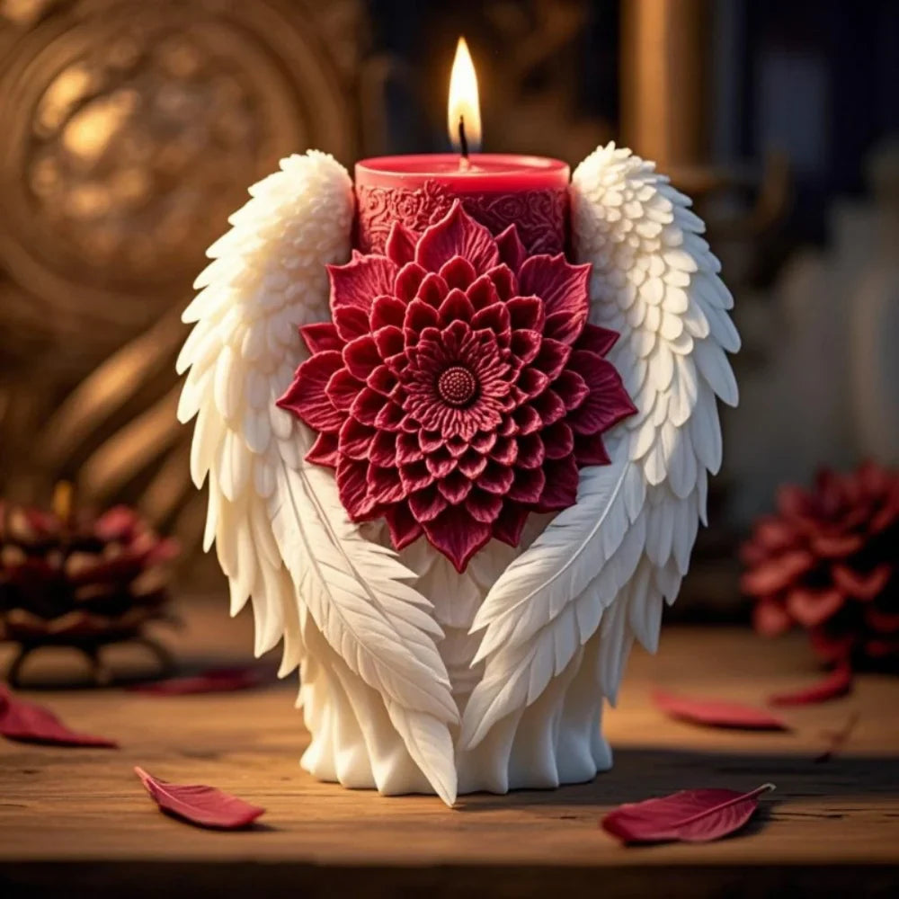 Angel Wing Flower Candle Holder: A Unique Lifestyle Gift for Serene Home Decor