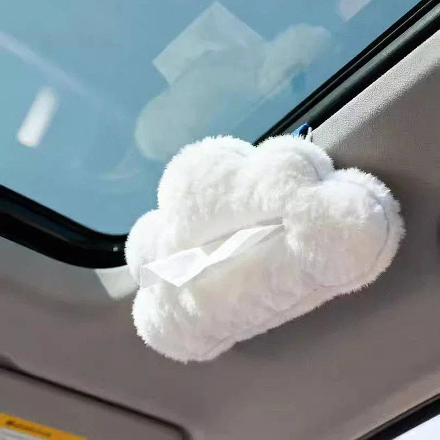 Cloud Shape Hanging Car Tissue Box: The Cutest Gift Idea for Any Driver