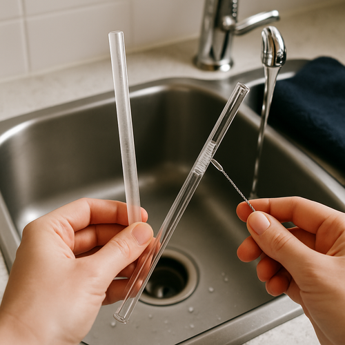 Sparkling Sips: How to Keep Your Glass Straws Crystal Clear & Fog-Free