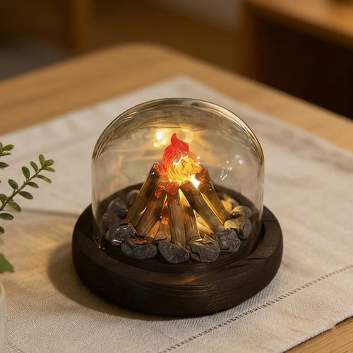 Mini Bonfire Lamp: Bring The Cozy Campfire Vibe Indoors as a Unique Gift