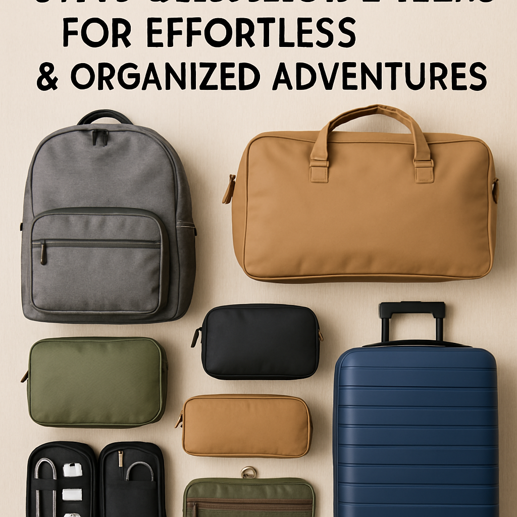 14 Smart Travel Bags & Organizers for Effortless & Organized Adventures