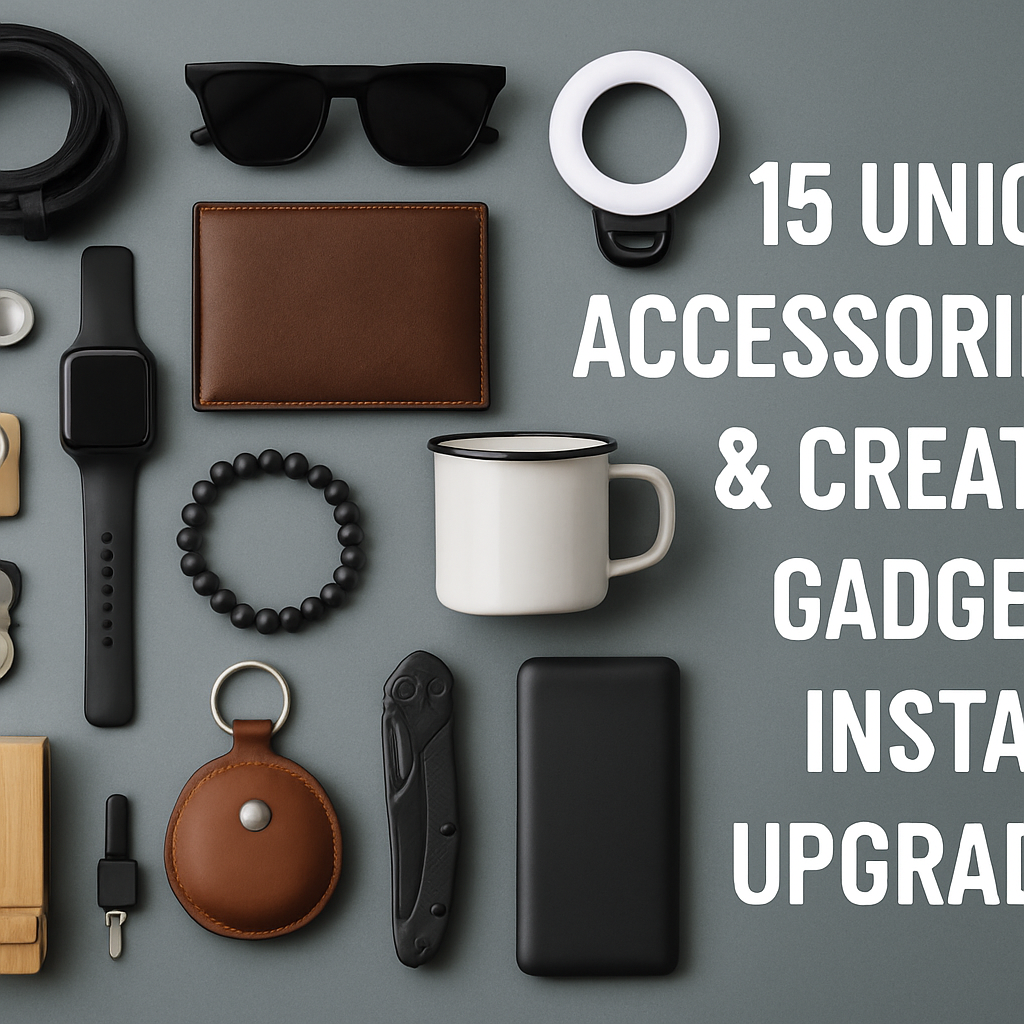 15 Unique Accessories & Creative Gadgets: Instant Style Upgrades