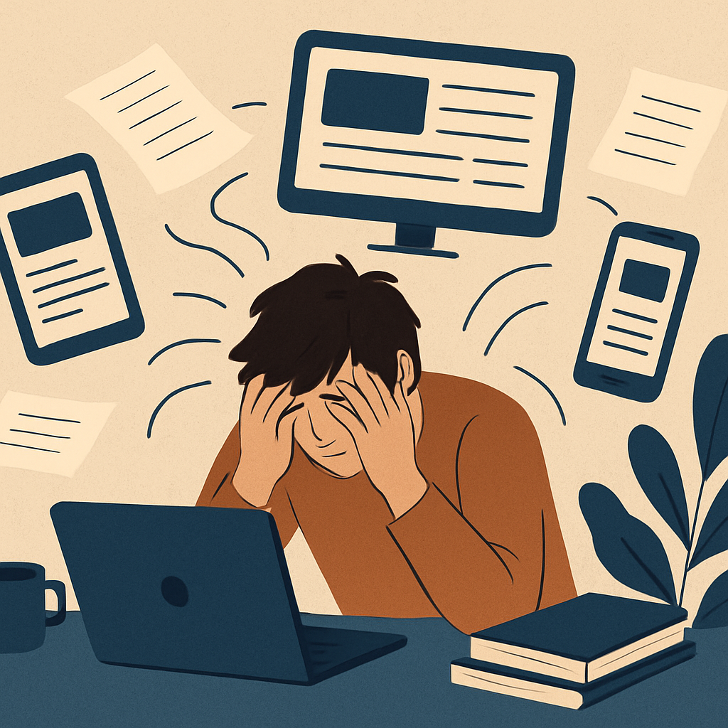 Heal Content Overload Burnout: Your Step-by-Step Guide to Reclaiming Focus and Calm