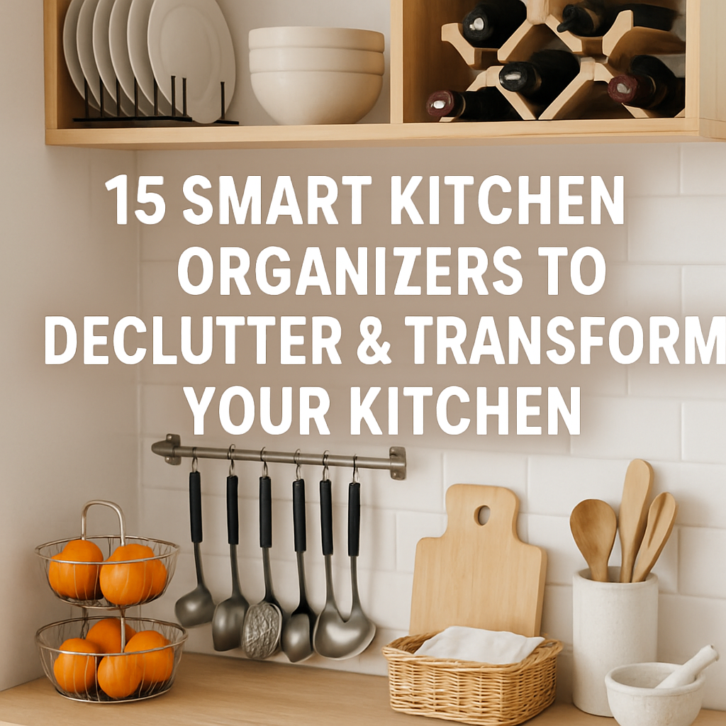 15 Smart Kitchen Organizers to Declutter & Transform Your Kitchen