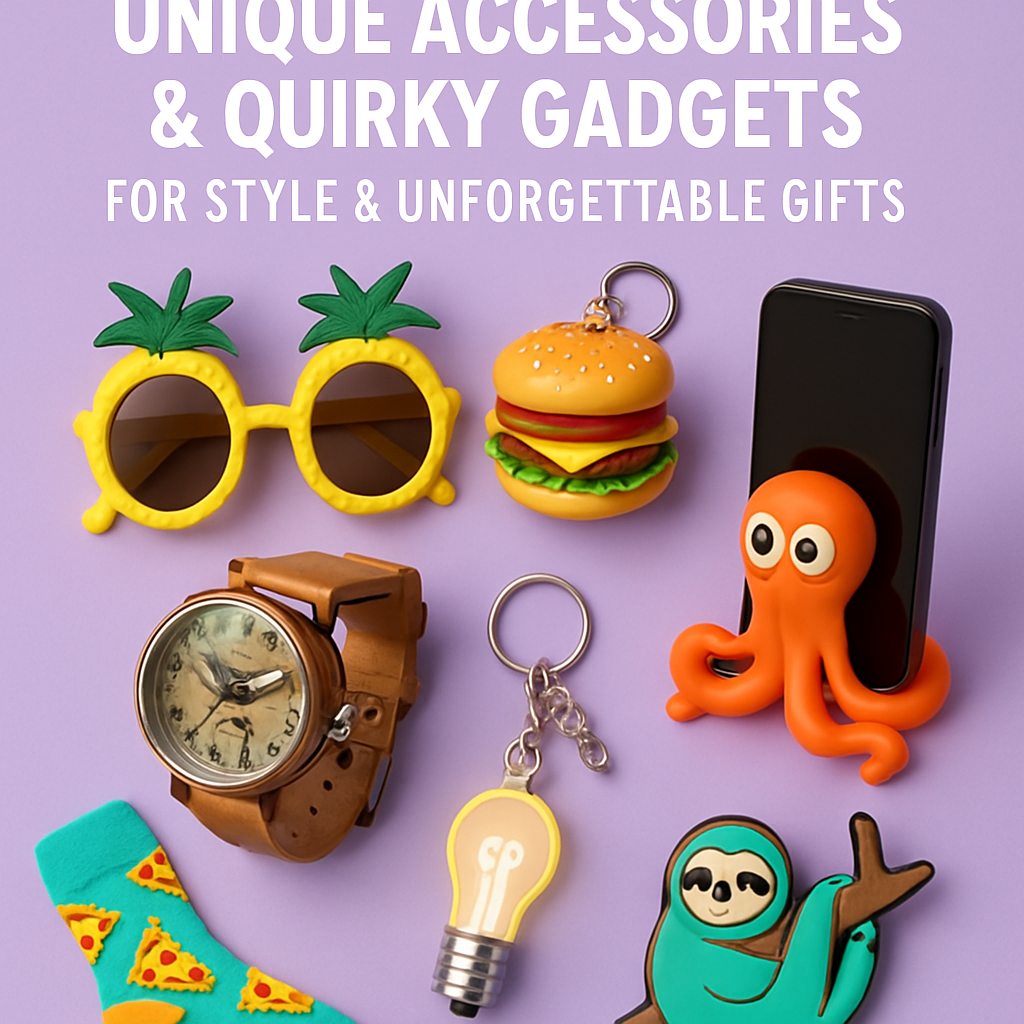 15 Must-Have Unique Accessories & Quirky Gadgets for Style & Unforgettable Gifts