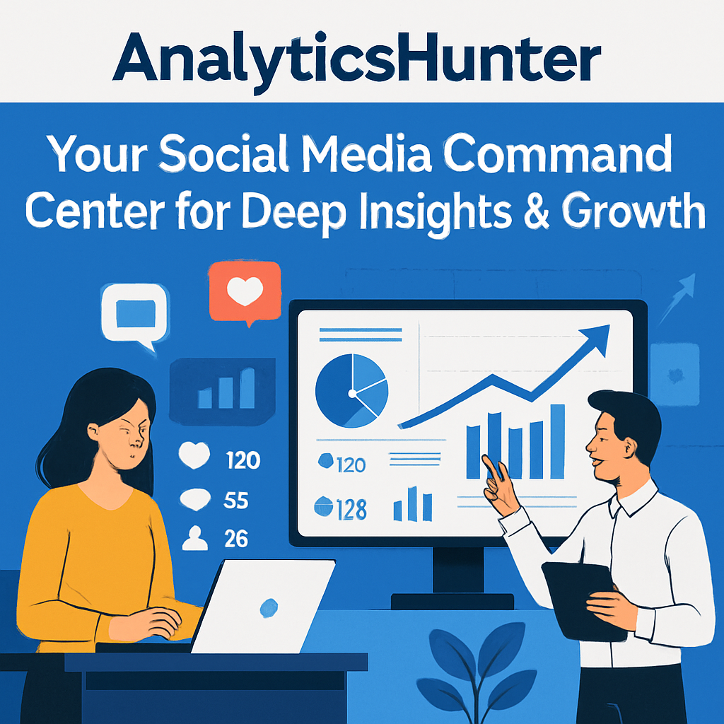 AnalyticsHunter: Your Social Media Command Center for Deep Insights & Growth