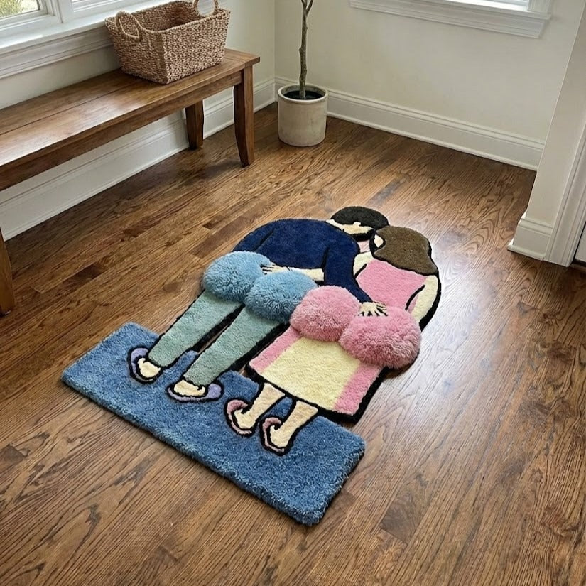 The Hold My Butt Rug: A Unique Art Rug & Perfect Gift for Homes with Personality