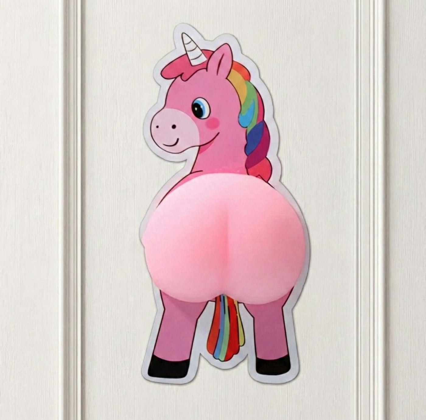 Unicorn Bubble Squeeze Sticker: Stress Relief, Wall Protection & Unique Gift Idea