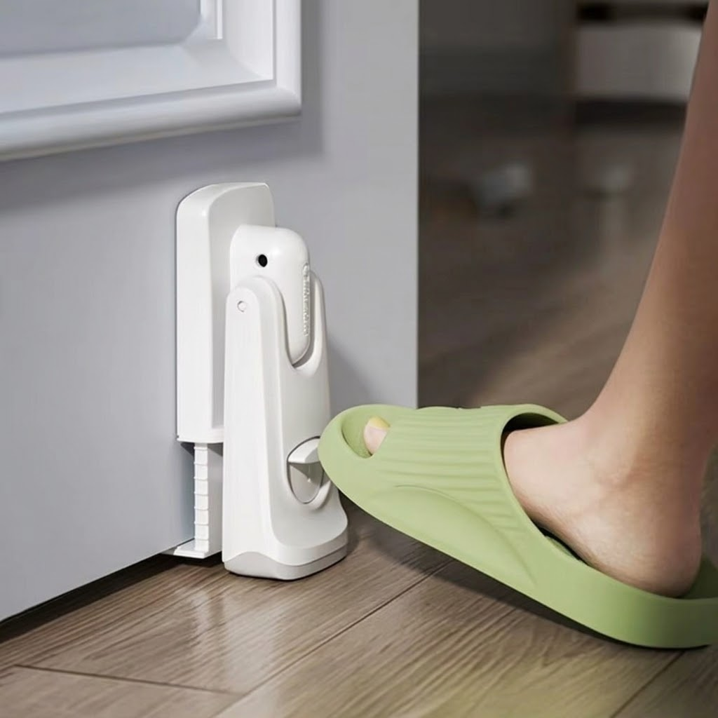 One-Step Easy Door Stopper: The Creative Hands-Free Gadget & Perfect Gift Idea