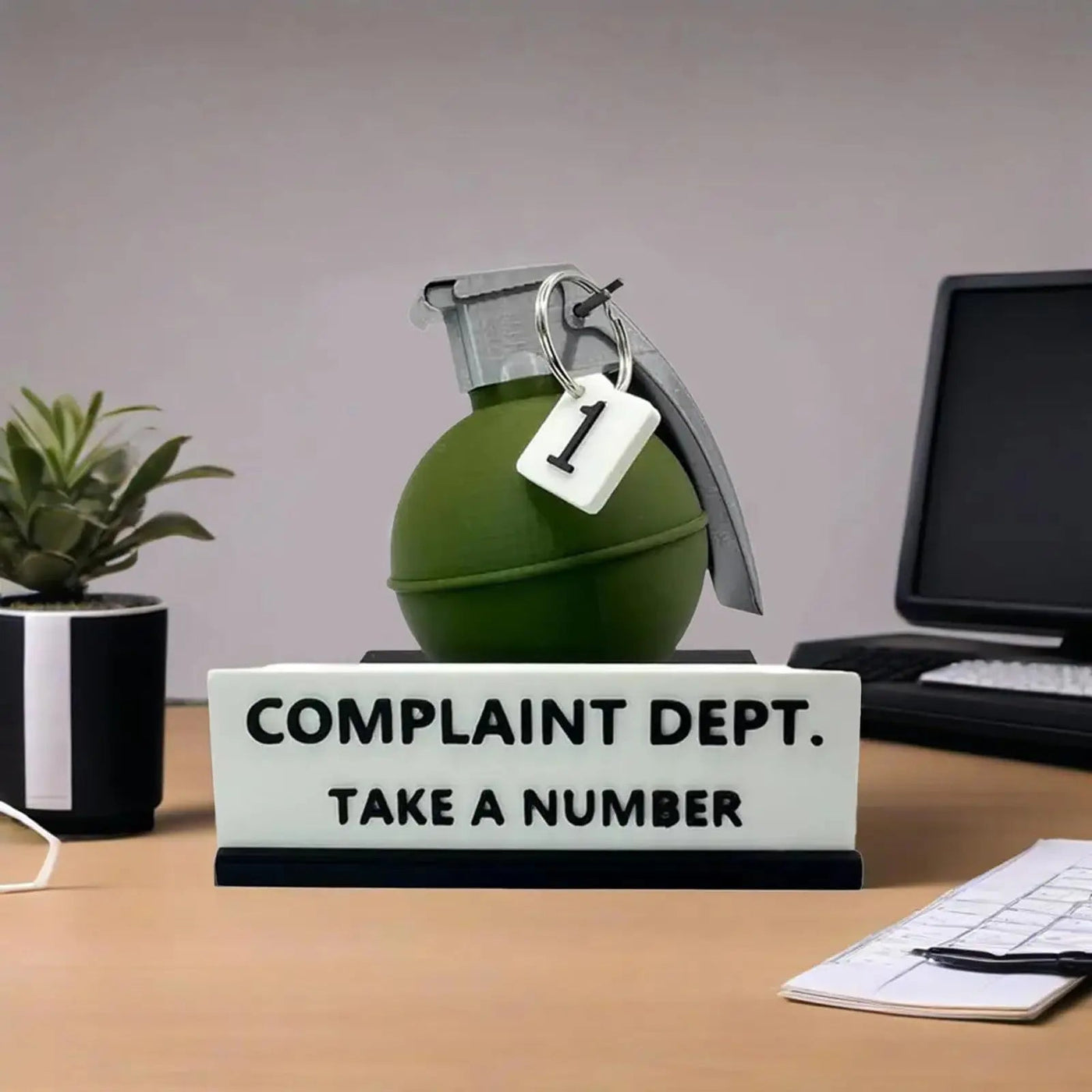 Passive-Aggressive Desk Sign: The Hilarious Office Gift for Sarcastic Coworkers