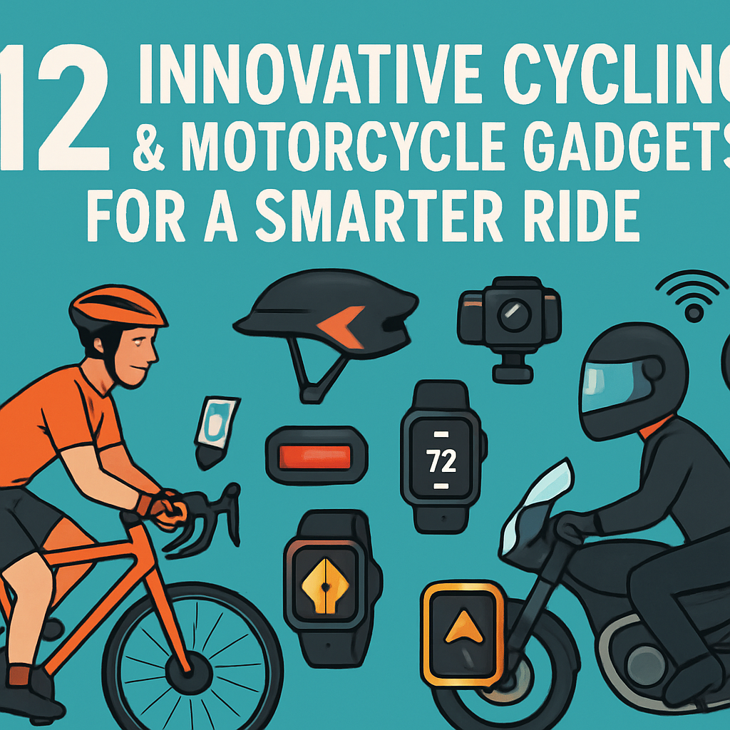 12 Innovative Cycling & Motorcycle Gadgets for a Smarter Ride