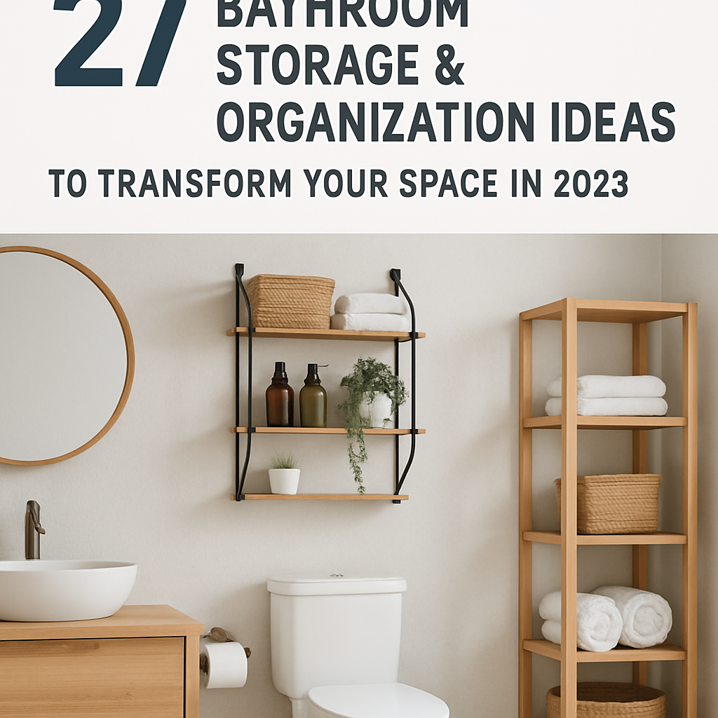 27 Brilliant Bathroom Storage & Organization Ideas to Transform Your Space in 2023