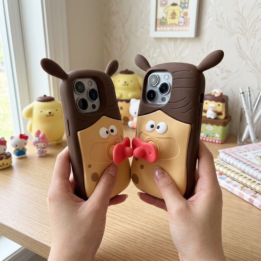 Ugly Buddy Squishy iPhone Case: The Quirky Stress-Relief Fidget Gift