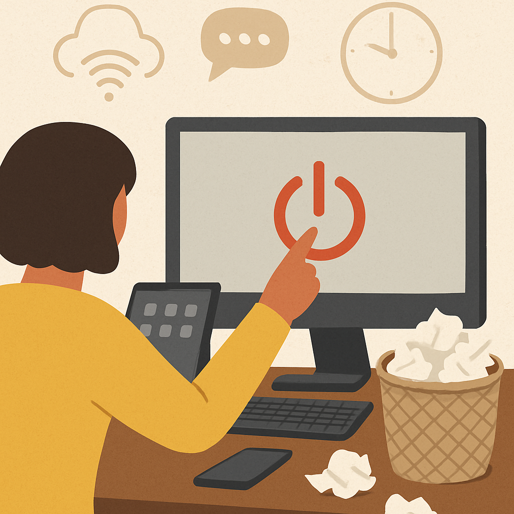 Say Goodbye to Digital Overload: 7 Easy Steps to Reclaim Your Time