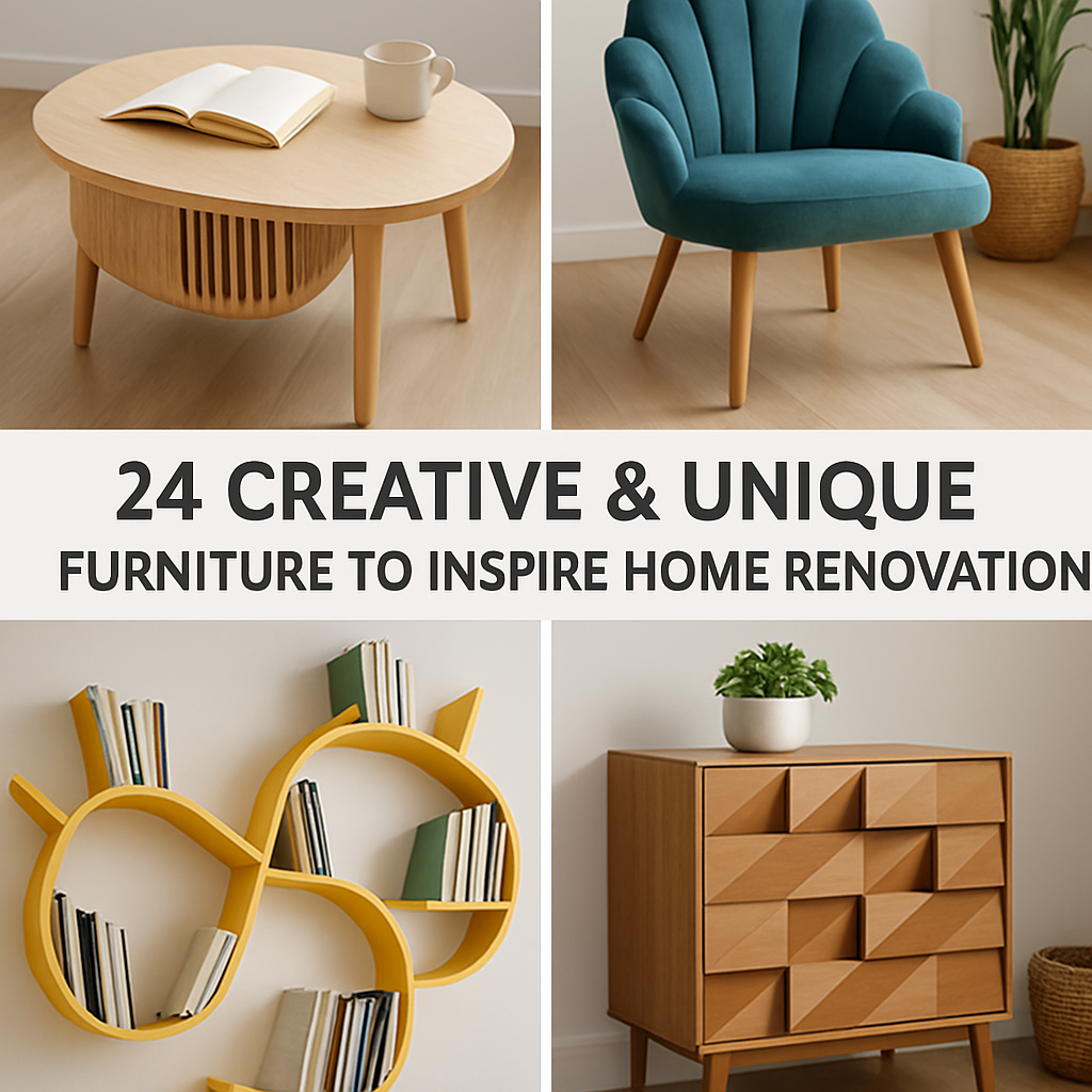 24 Creative & Unique Furniture to Inspire Home Renovation