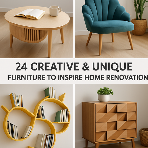 24 Creative & Unique Furniture to Inspire Home Renovation
