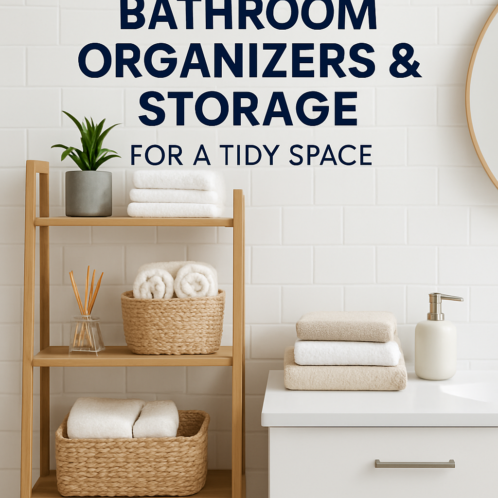 The Ultimate Guide to Bathroom Organizers & Storage for a Tidy Space