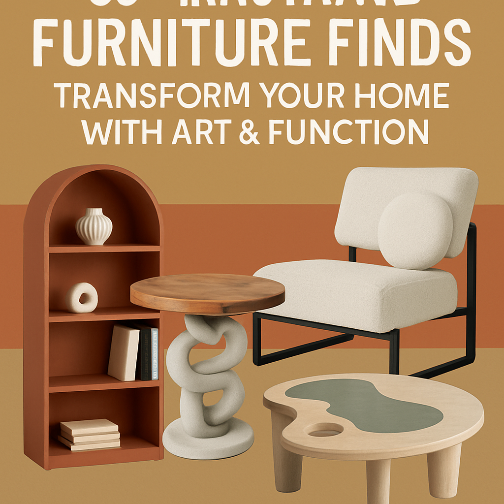 35+ Innovative Furniture Finds: Transform Your Home with Art & Function