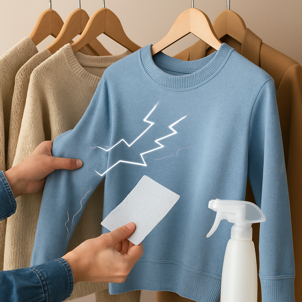 How to Get Rid of Static Electricity on Clothes: Easy Hacks for a Static-Free Wardrobe