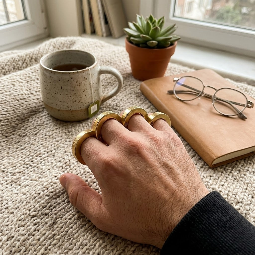 The Hidden Edge Power Ring: A Unique Stylish Gift for Confidence & Peace of Mind
