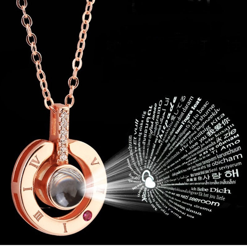 The Ultimate Romantic Gift: Say ‘I Love You’ in 100 Languages with This Projection Necklace