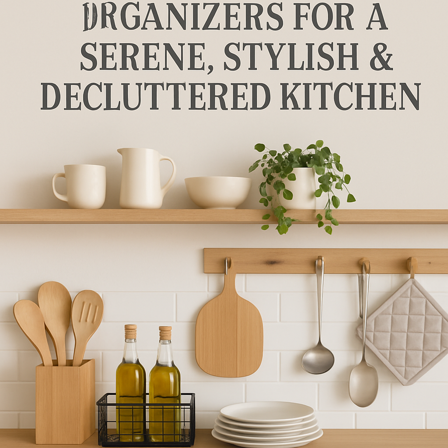 15 Smart Kitchen Organizers for a Serene, Stylish & Decluttered Kitchen