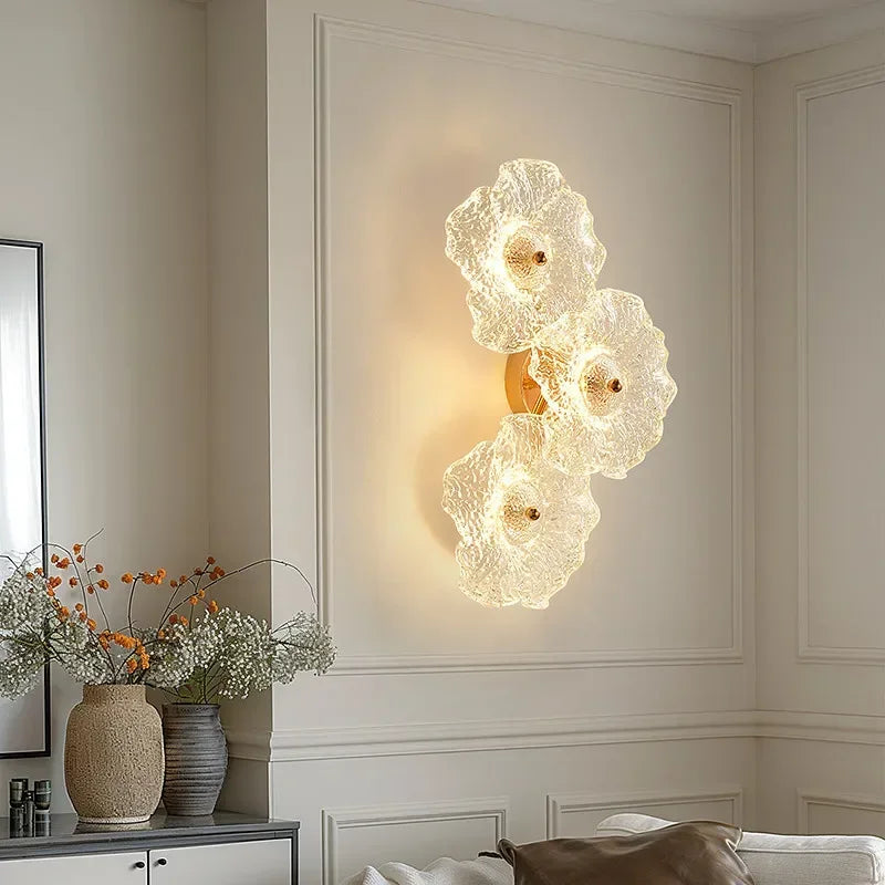 Unique Gift Idea: Fiorella Flower Wall Sconce for Artistic Home Decor