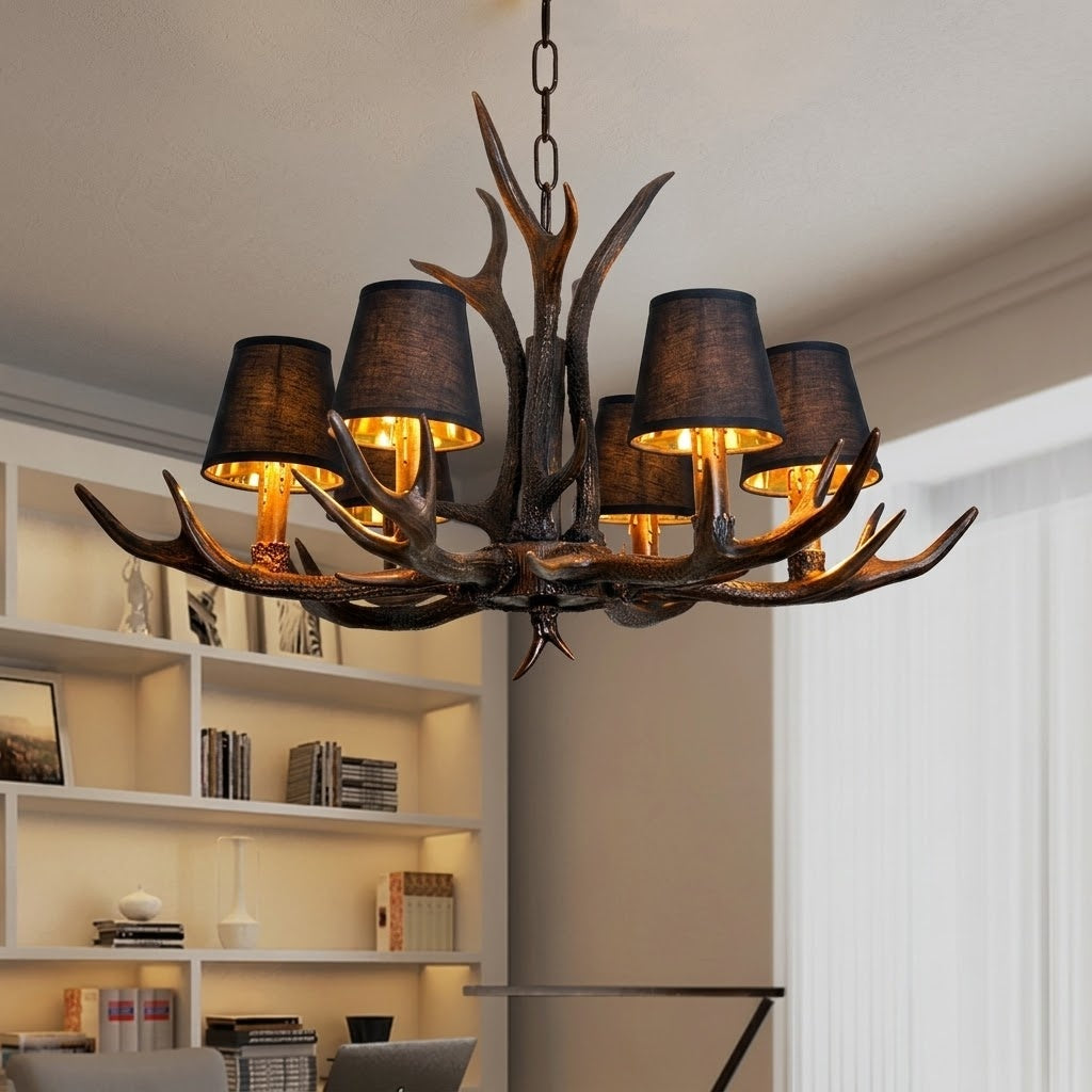 Rustic Antler Chandelier: The Perfect Unique Statement Gift for Modern Home Decor