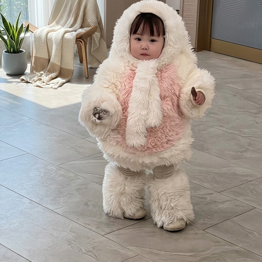 Fluffy Bunny Kids Dress: The Coziest & Most Playful Winter Gift Idea for Kids